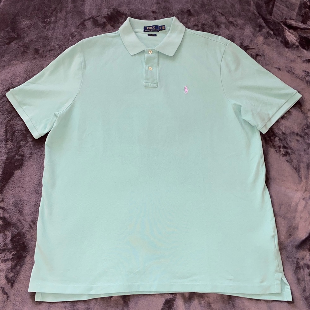 Men’s green Polo by Ralph Lauren, Size XL